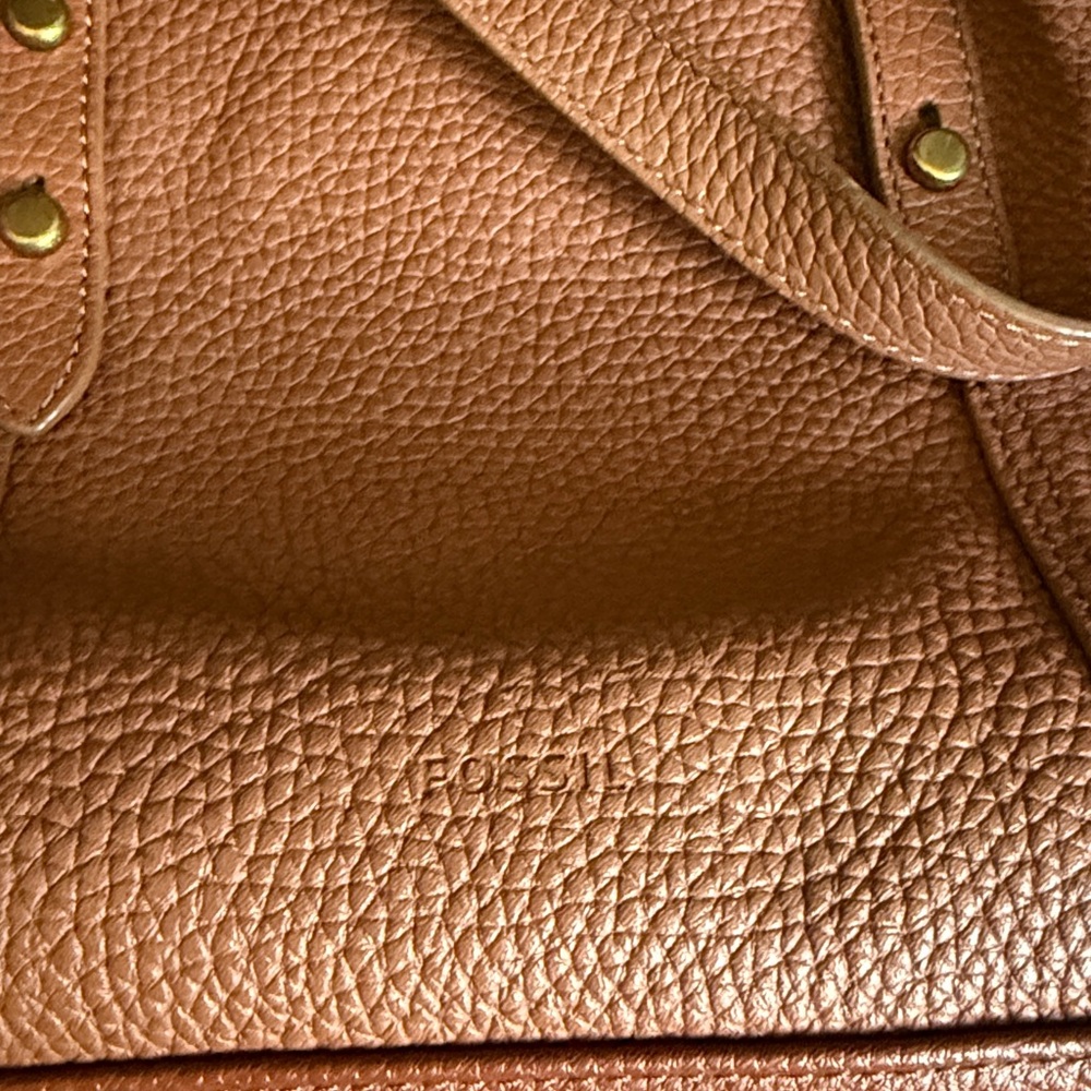 Fossil Brown Leather Bag - Picture 5 of 5